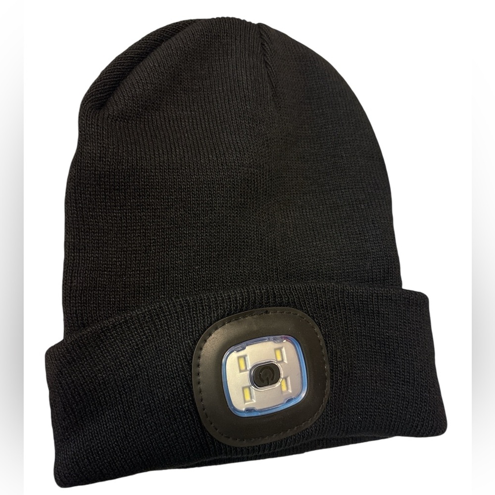 LED Beanie Hat - unisex Black